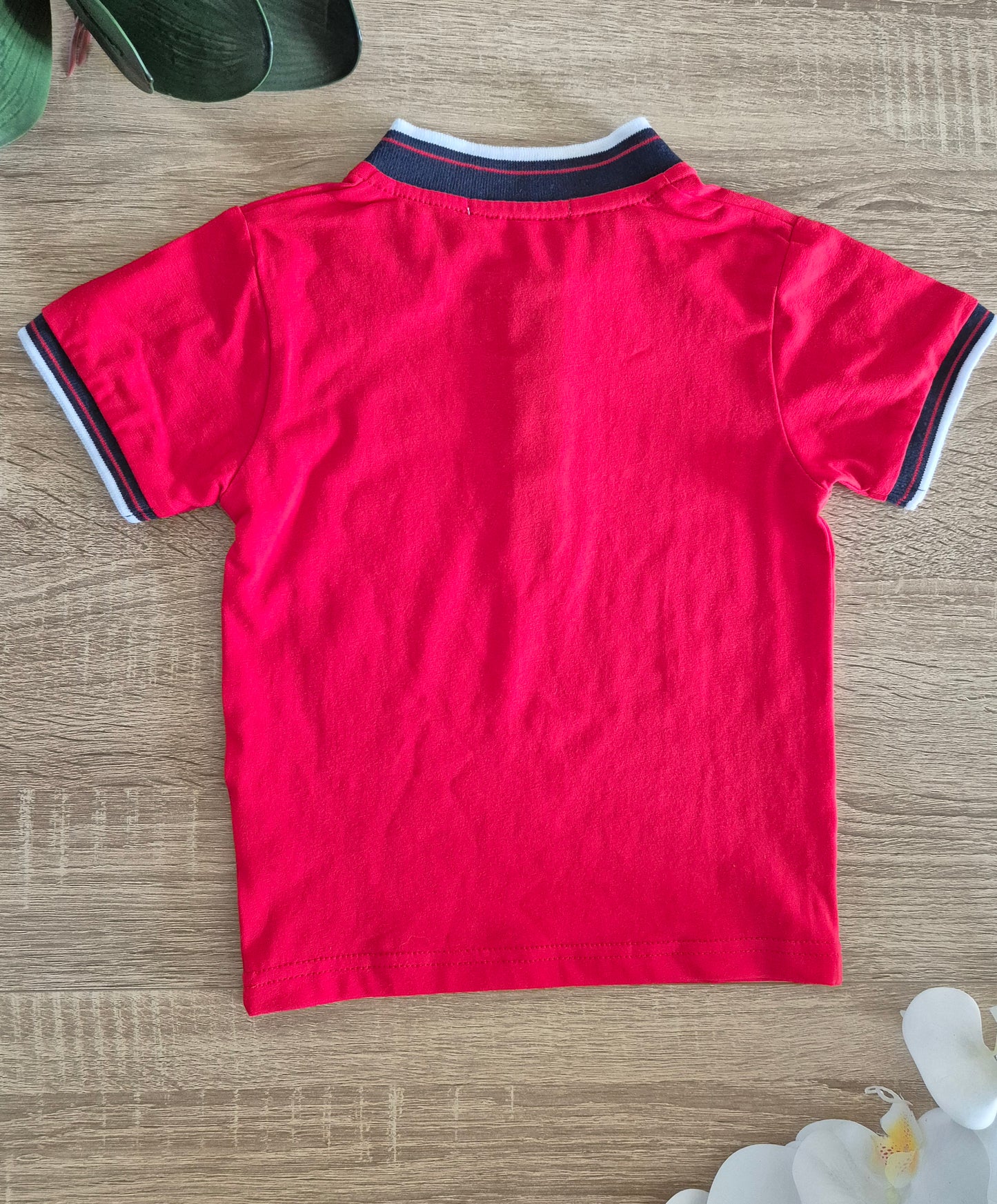 BILIK Ensemble de Polo Brodé pour jeune garçon avec colle et Short
