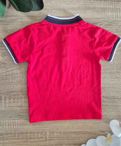 BILIK Ensemble de Polo Brodé pour jeune garçon avec colle et Short
